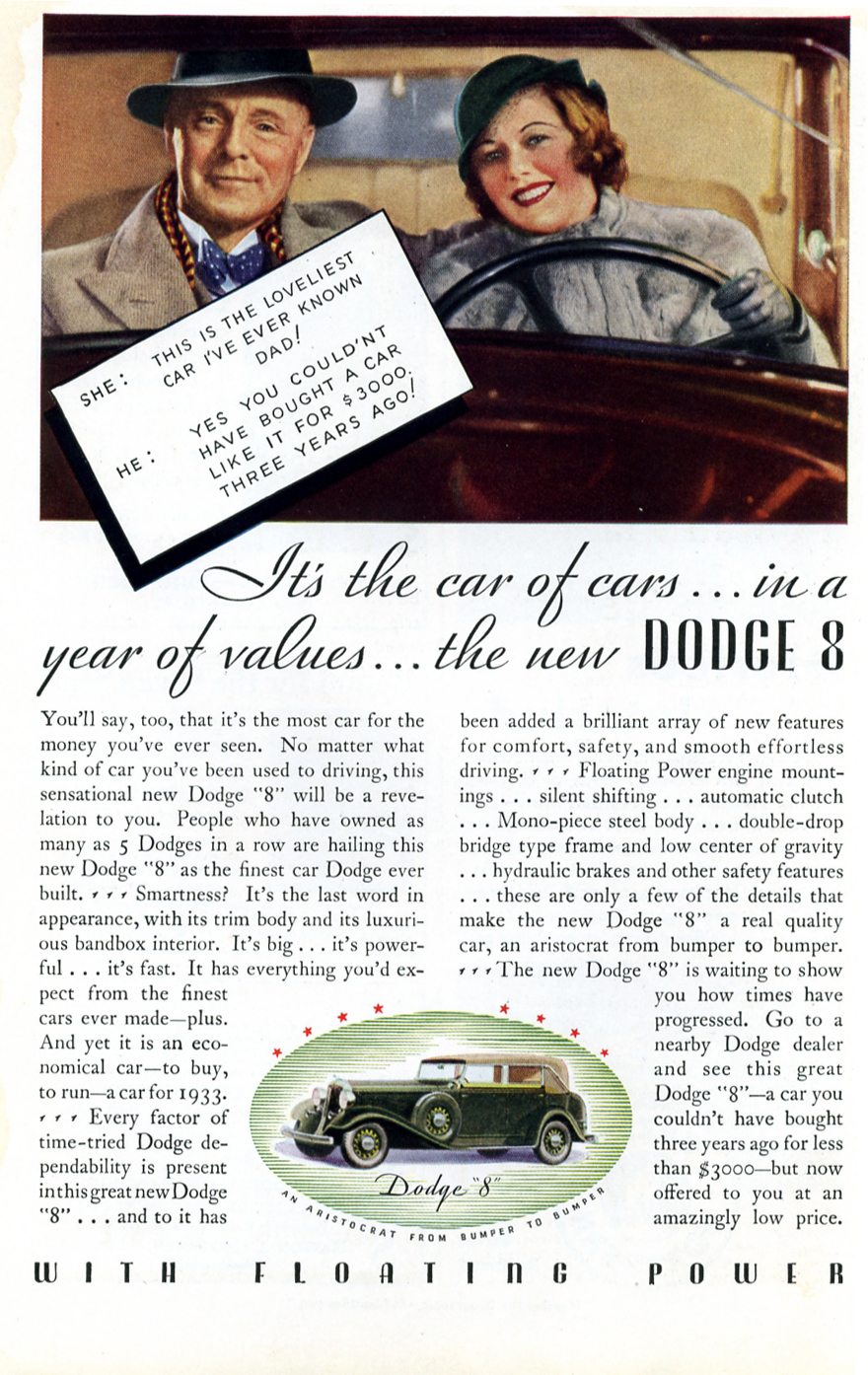 1930 Dodge Auto Advertising